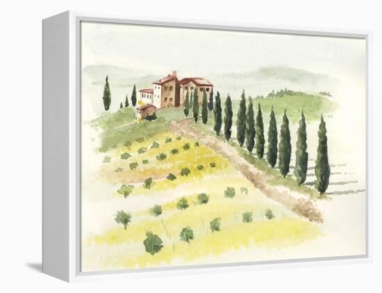 Tuscan Villa II-Jennifer Paxton Parker-Framed Stretched Canvas