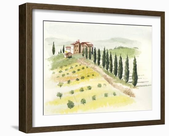 Tuscan Villa II-Jennifer Paxton Parker-Framed Art Print