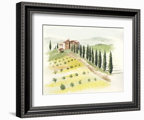 Tuscan Villa II-Jennifer Paxton Parker-Framed Art Print