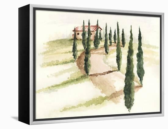 Tuscan Villa III-Jennifer Paxton Parker-Framed Stretched Canvas