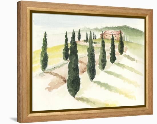 Tuscan Villa IV-Jennifer Paxton Parker-Framed Stretched Canvas