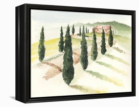 Tuscan Villa IV-Jennifer Paxton Parker-Framed Stretched Canvas