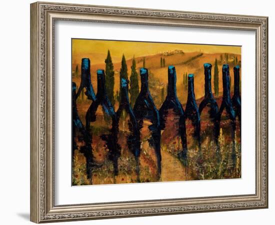 Tuscan Vinos-Jodi Monahan-Framed Art Print