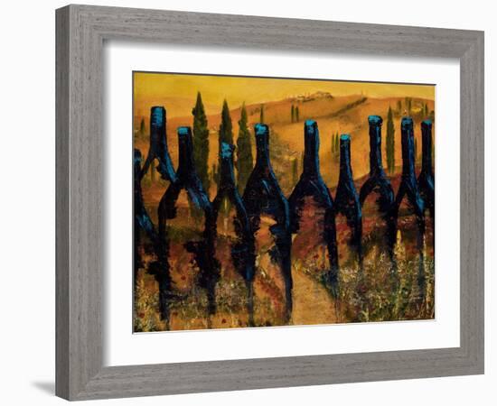 Tuscan Vinos-Jodi Monahan-Framed Art Print