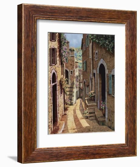 Tuscan Walkway-Guido Borelli-Framed Art Print