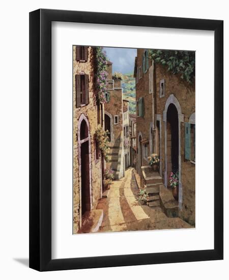 Tuscan Walkway-Guido Borelli-Framed Art Print