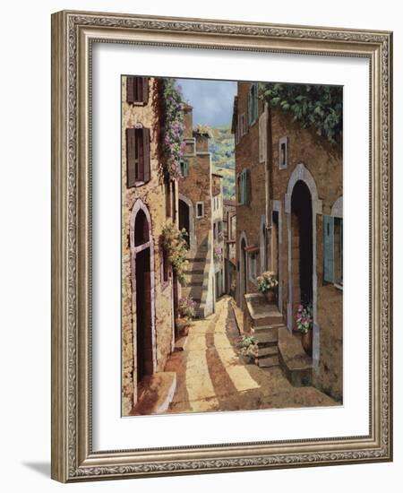 Tuscan Walkway-Guido Borelli-Framed Art Print