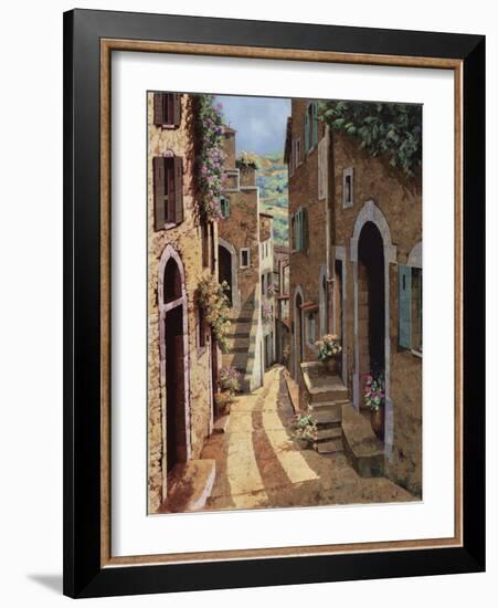 Tuscan Walkway-Guido Borelli-Framed Art Print