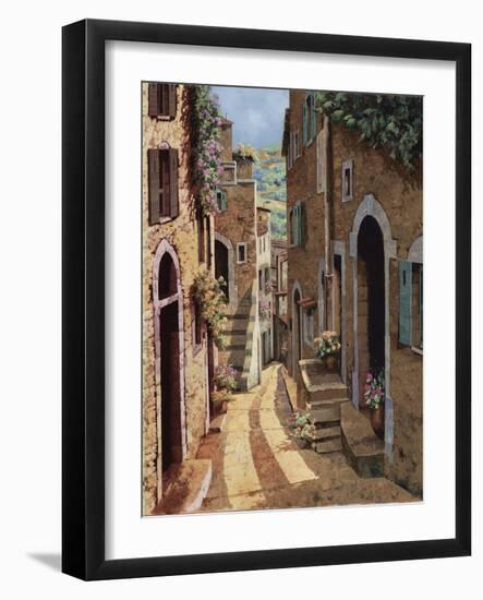 Tuscan Walkway-Guido Borelli-Framed Art Print