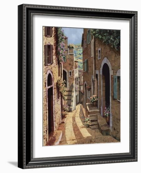 Tuscan Walkway-Guido Borelli-Framed Art Print