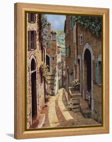 Tuscan Walkway-Guido Borelli-Framed Stretched Canvas