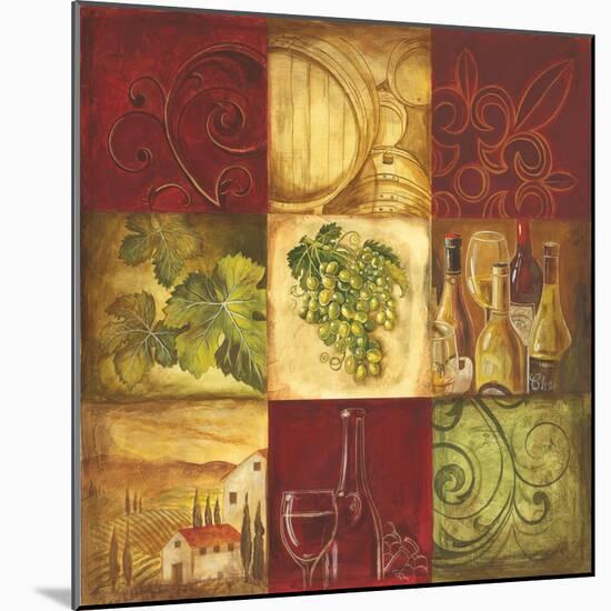 Tuscan Wine I-Gregory Gorham-Mounted Art Print