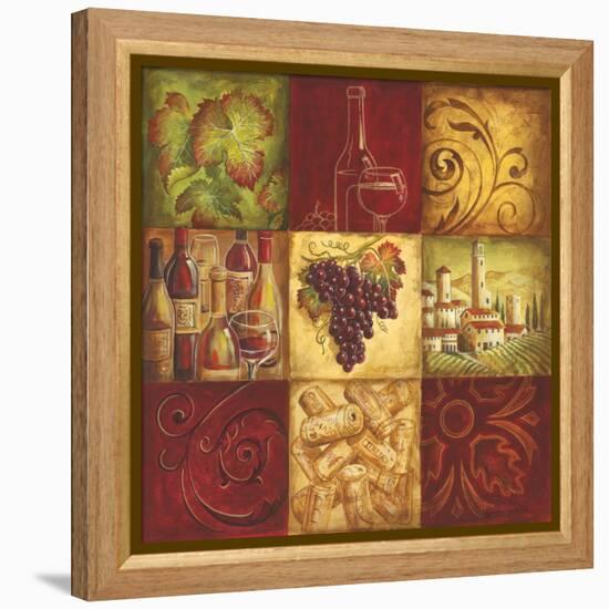 Tuscan Wine II-Gregory Gorham-Framed Stretched Canvas