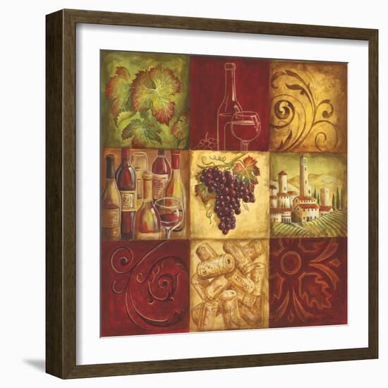 Tuscan Wine II-Gregory Gorham-Framed Art Print