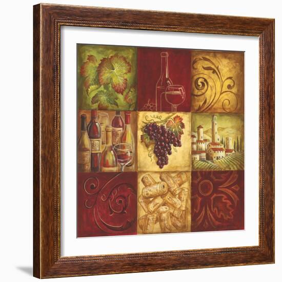 Tuscan Wine II-Gregory Gorham-Framed Art Print