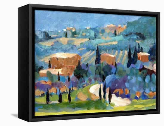 Tuscany, 2007-Clive Metcalfe-Framed Premier Image Canvas
