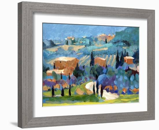 Tuscany, 2007-Clive Metcalfe-Framed Giclee Print
