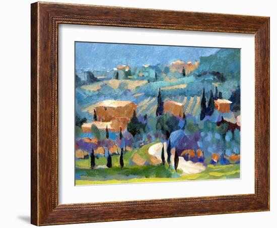 Tuscany, 2007-Clive Metcalfe-Framed Giclee Print