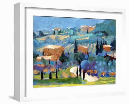 Tuscany, 2007-Clive Metcalfe-Framed Giclee Print