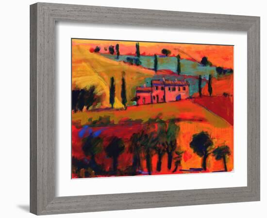 Tuscany, 2008-Paul Powis-Framed Giclee Print