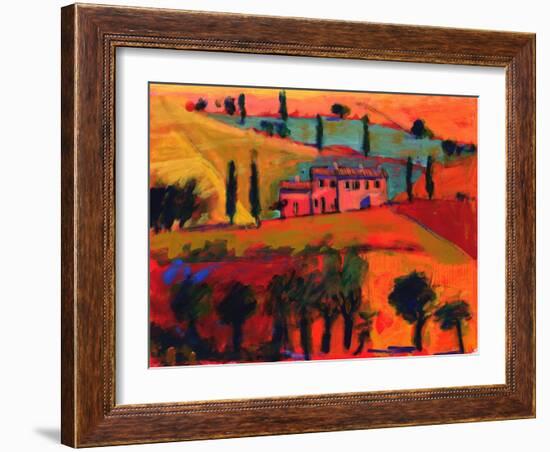 Tuscany, 2008-Paul Powis-Framed Giclee Print