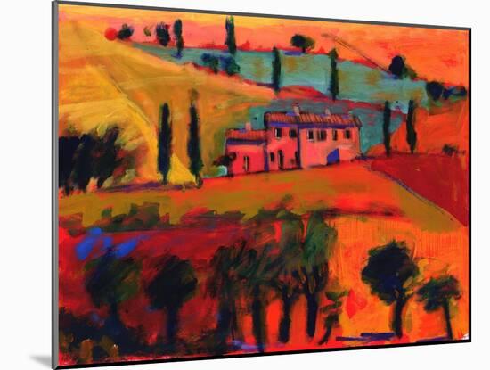 Tuscany, 2008-Paul Powis-Mounted Giclee Print