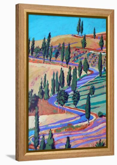 Tuscany, 2019 (Acrylic on Board)-Paul Powis-Framed Premier Image Canvas