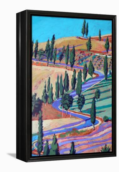 Tuscany, 2019 (Acrylic on Board)-Paul Powis-Framed Premier Image Canvas