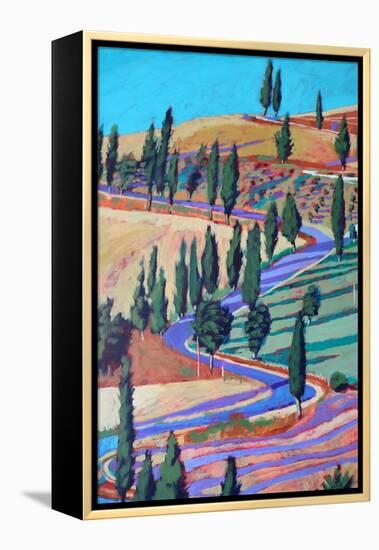 Tuscany, 2019 (Acrylic on Board)-Paul Powis-Framed Premier Image Canvas