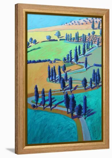 Tuscany, 2021 (acrylic on board)-Paul Powis-Framed Premier Image Canvas