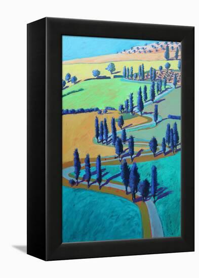 Tuscany, 2021 (acrylic on board)-Paul Powis-Framed Premier Image Canvas