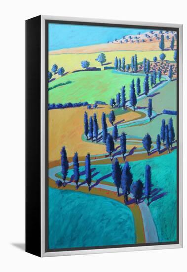 Tuscany, 2021 (acrylic on board)-Paul Powis-Framed Premier Image Canvas