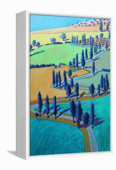 Tuscany, 2021 (acrylic on board)-Paul Powis-Framed Premier Image Canvas