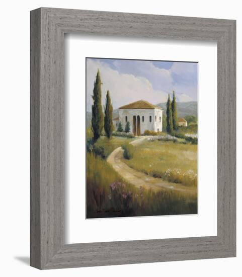 Tuscany Afternoon-Carolyne Hawley-Framed Art Print