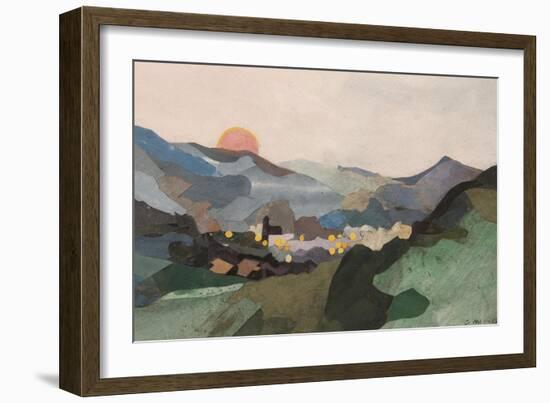 Tuscany Evening-Christine McKechnie-Framed Giclee Print