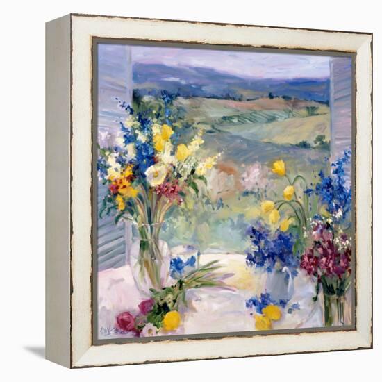 Tuscany Floral-Allayn Stevens-Framed Stretched Canvas