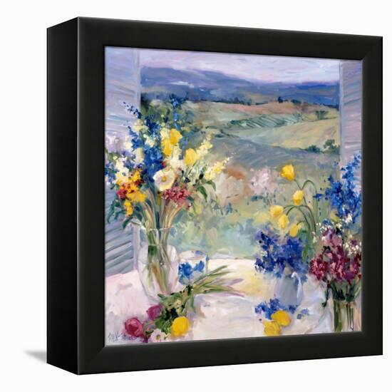 Tuscany Floral-Allayn Stevens-Framed Stretched Canvas