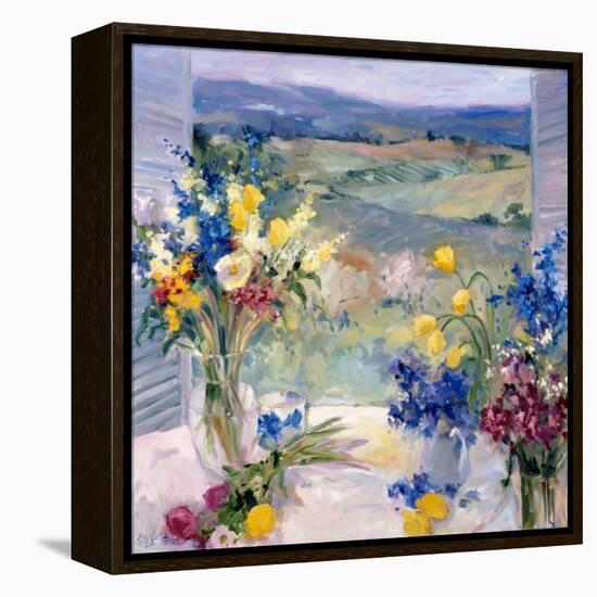 Tuscany Floral-Allayn Stevens-Framed Stretched Canvas