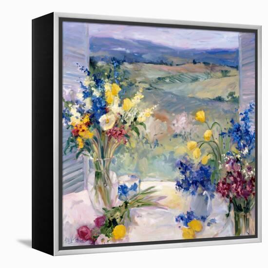 Tuscany Floral-Allayn Stevens-Framed Stretched Canvas