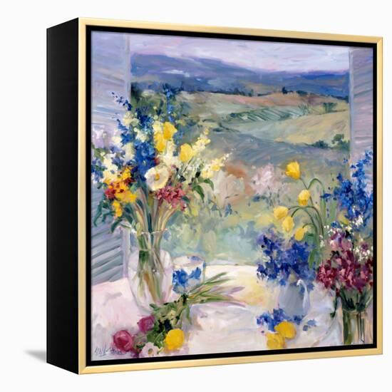 Tuscany Floral-Allayn Stevens-Framed Stretched Canvas