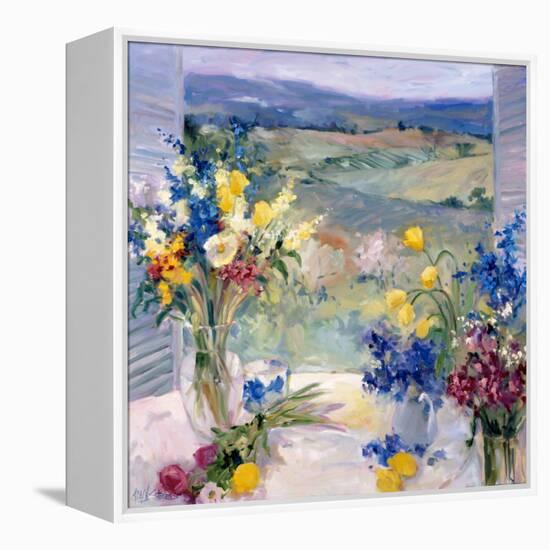 Tuscany Floral-Allayn Stevens-Framed Stretched Canvas