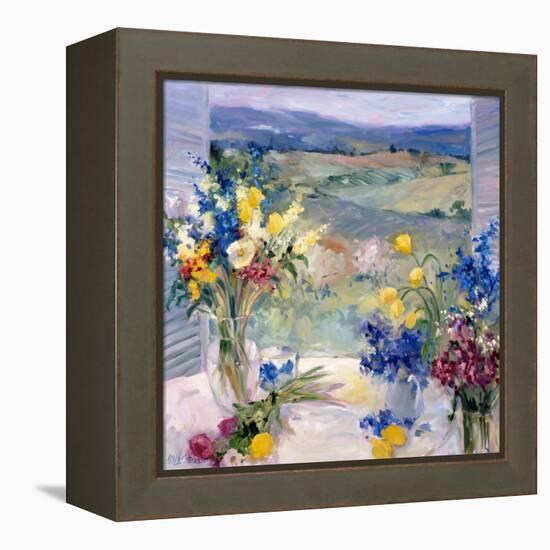 Tuscany Floral-Allayn Stevens-Framed Stretched Canvas