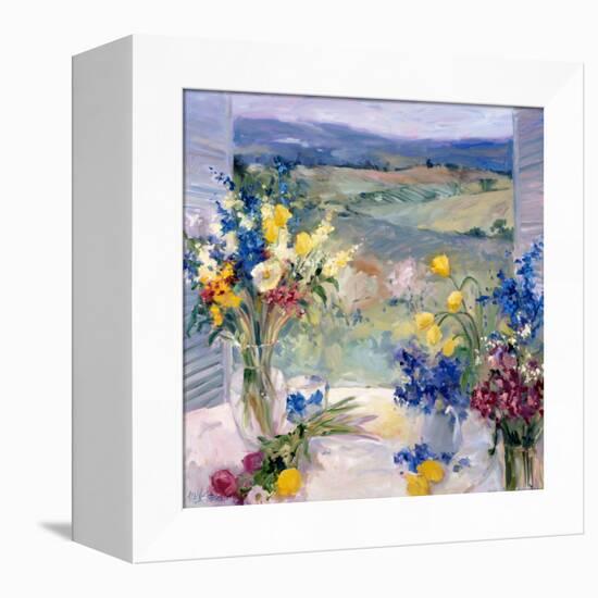 Tuscany Floral-Allayn Stevens-Framed Stretched Canvas