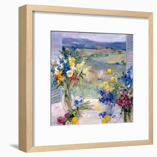 Tuscany Floral-Allayn Stevens-Framed Art Print