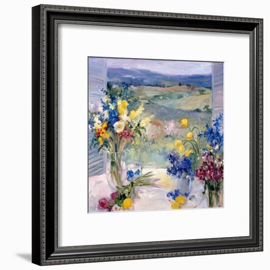 Tuscany Floral-Allayn Stevens-Framed Art Print