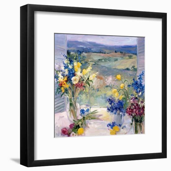 Tuscany Floral-Allayn Stevens-Framed Art Print