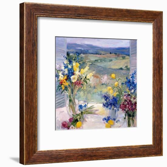 Tuscany Floral-Allayn Stevens-Framed Art Print