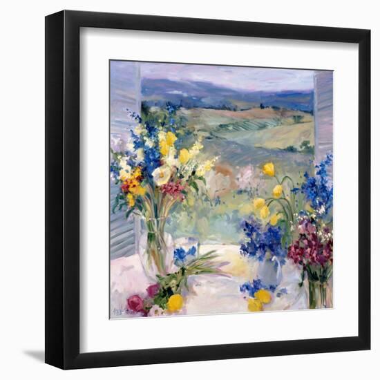 Tuscany Floral-Allayn Stevens-Framed Art Print