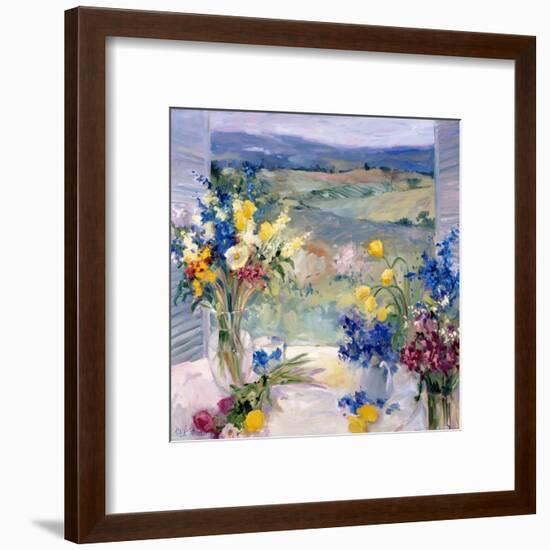 Tuscany Floral-Allayn Stevens-Framed Art Print
