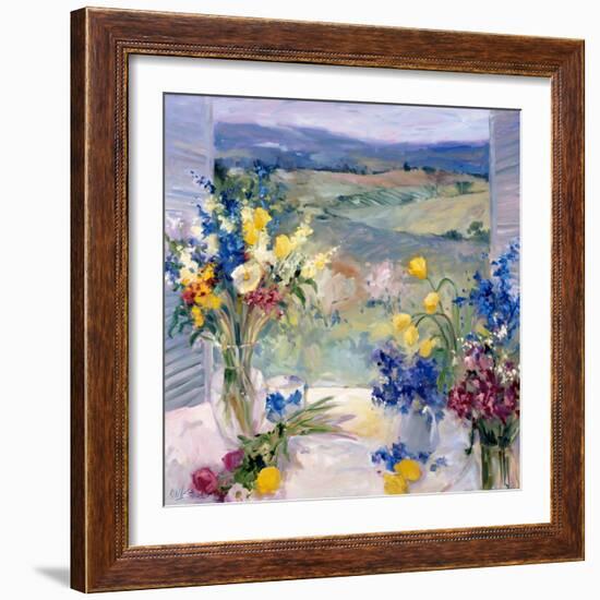 Tuscany Floral-Allayn Stevens-Framed Premium Giclee Print